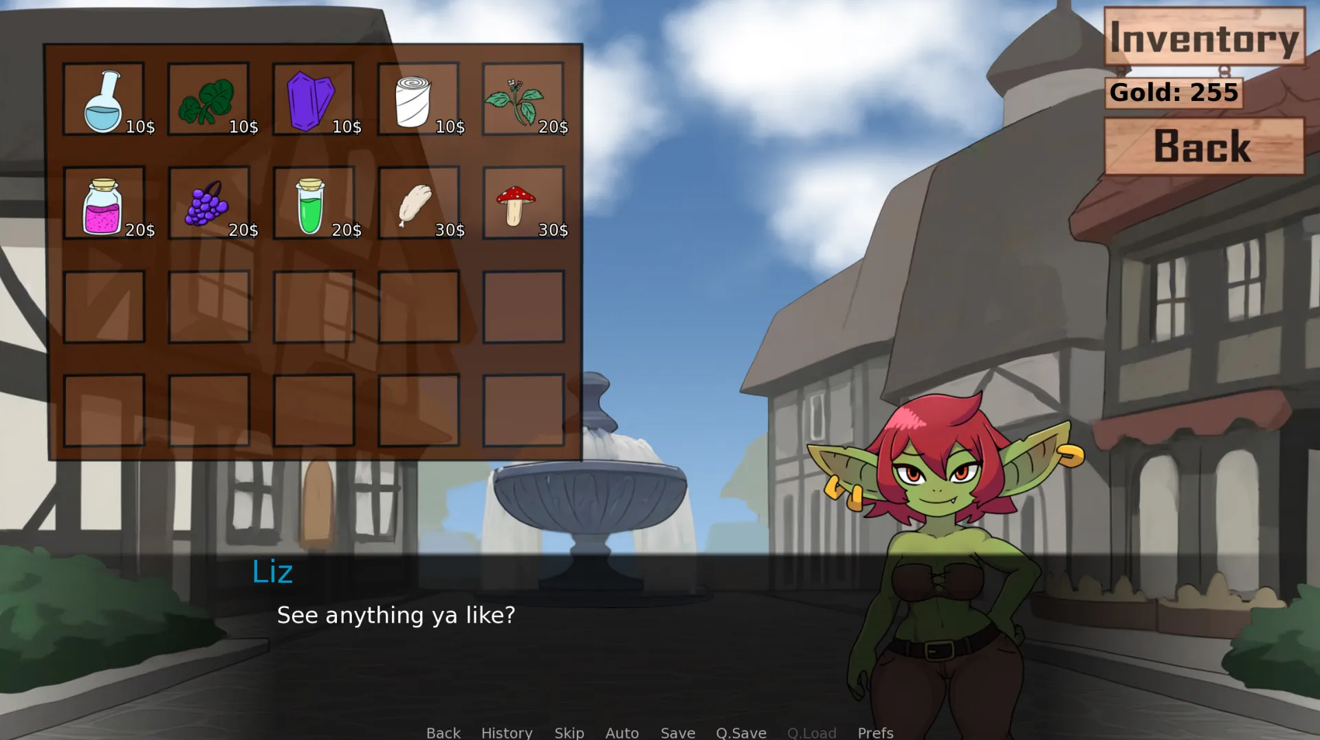 Town of Redemption gameplay screenshot 2 (Ren'Py adult game) by PomiArt – free download