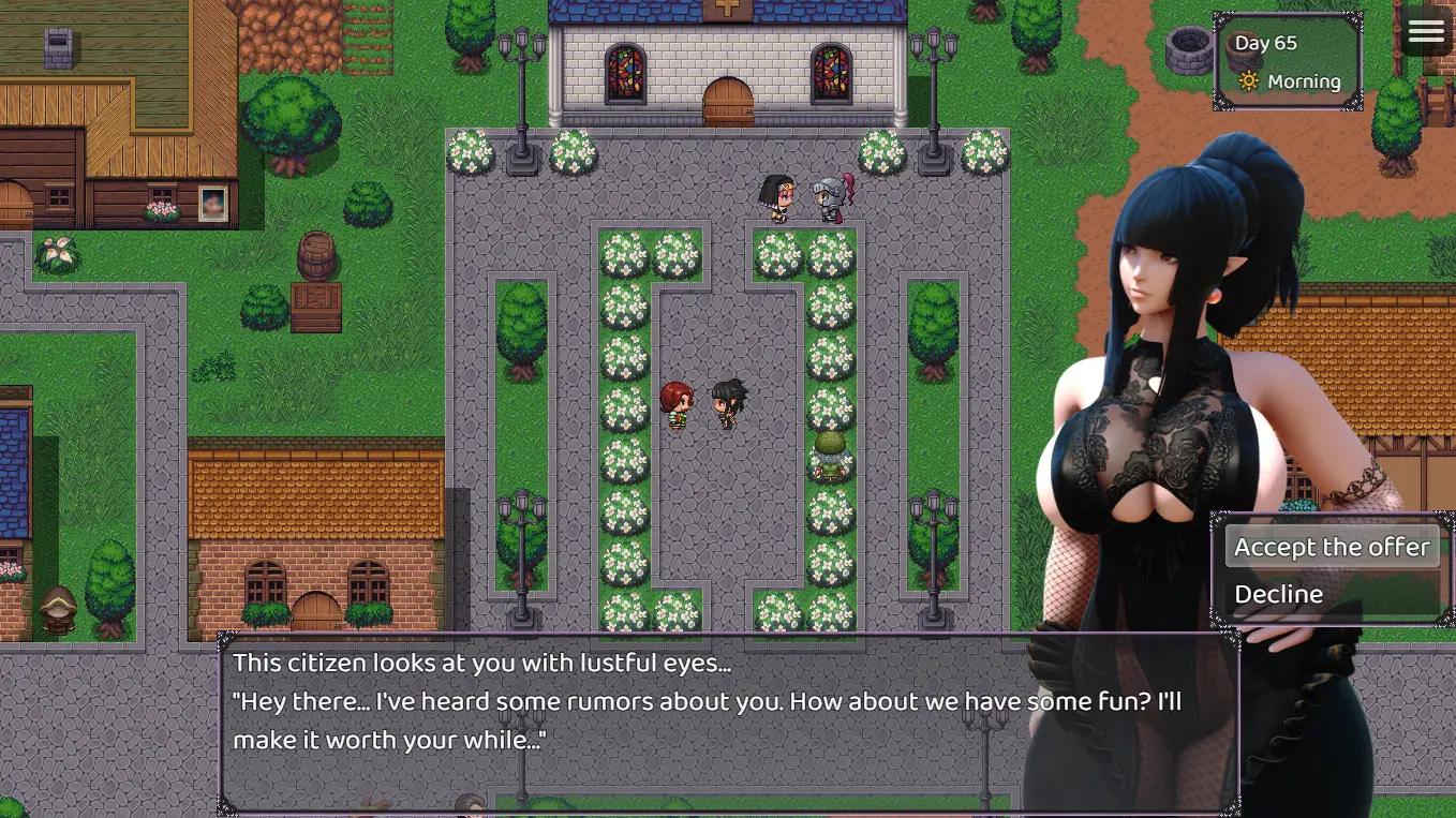 Dark Magician Kagura gameplay screenshot 10 (RPGM adult game) by KaguraRPG – free download