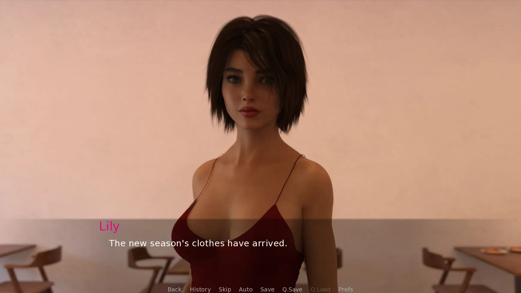 Karma’s Revenge gameplay screenshot 1 (Ren'Py adult game) by IntensiveCareGames – free download
