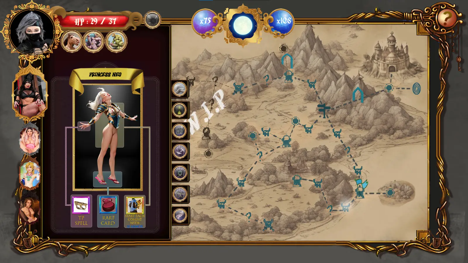 Nova of Corruption gameplay screenshot 2 (Others adult game) by DarkestNavi – free download