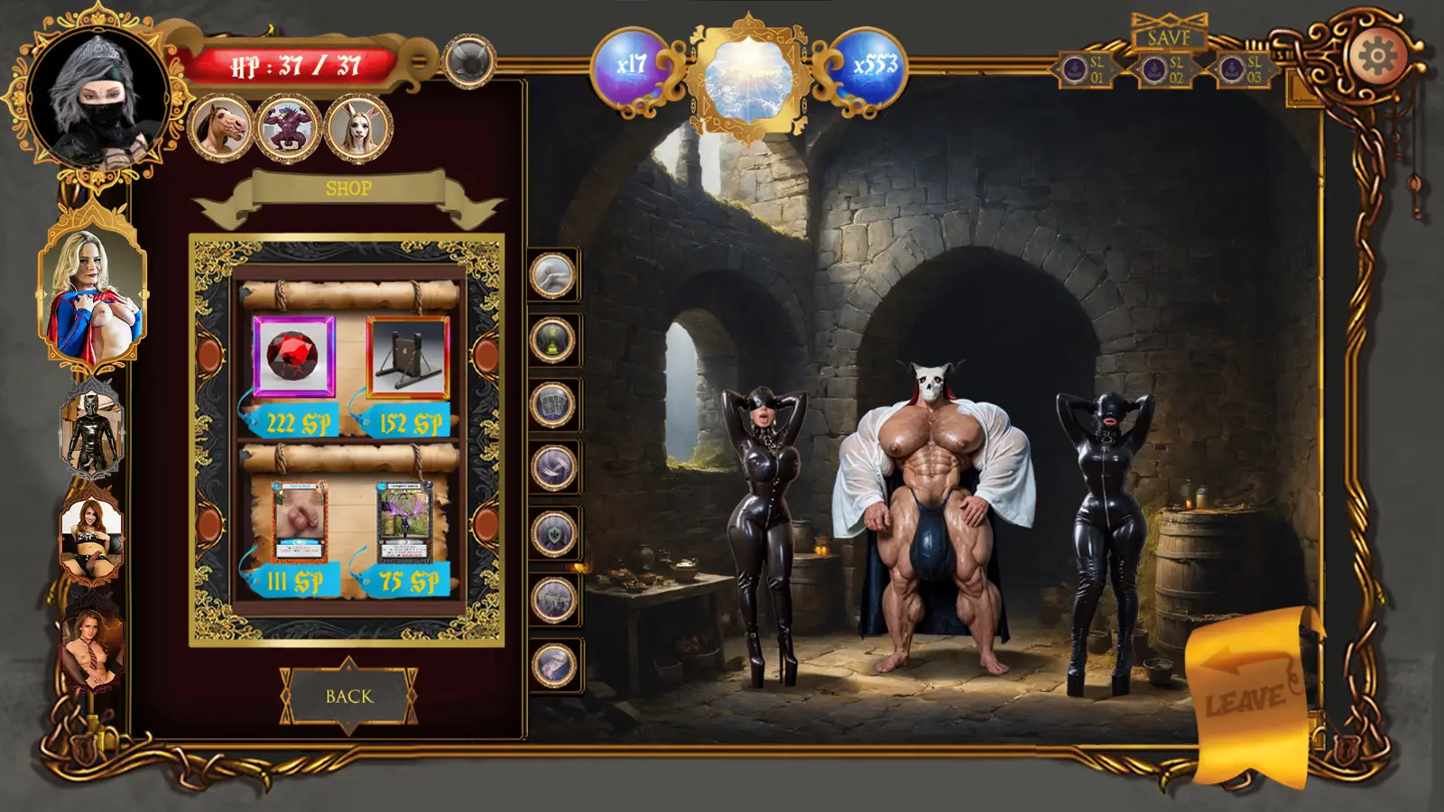 Nova of Corruption gameplay screenshot 1 (Others adult game) by DarkestNavi – free download