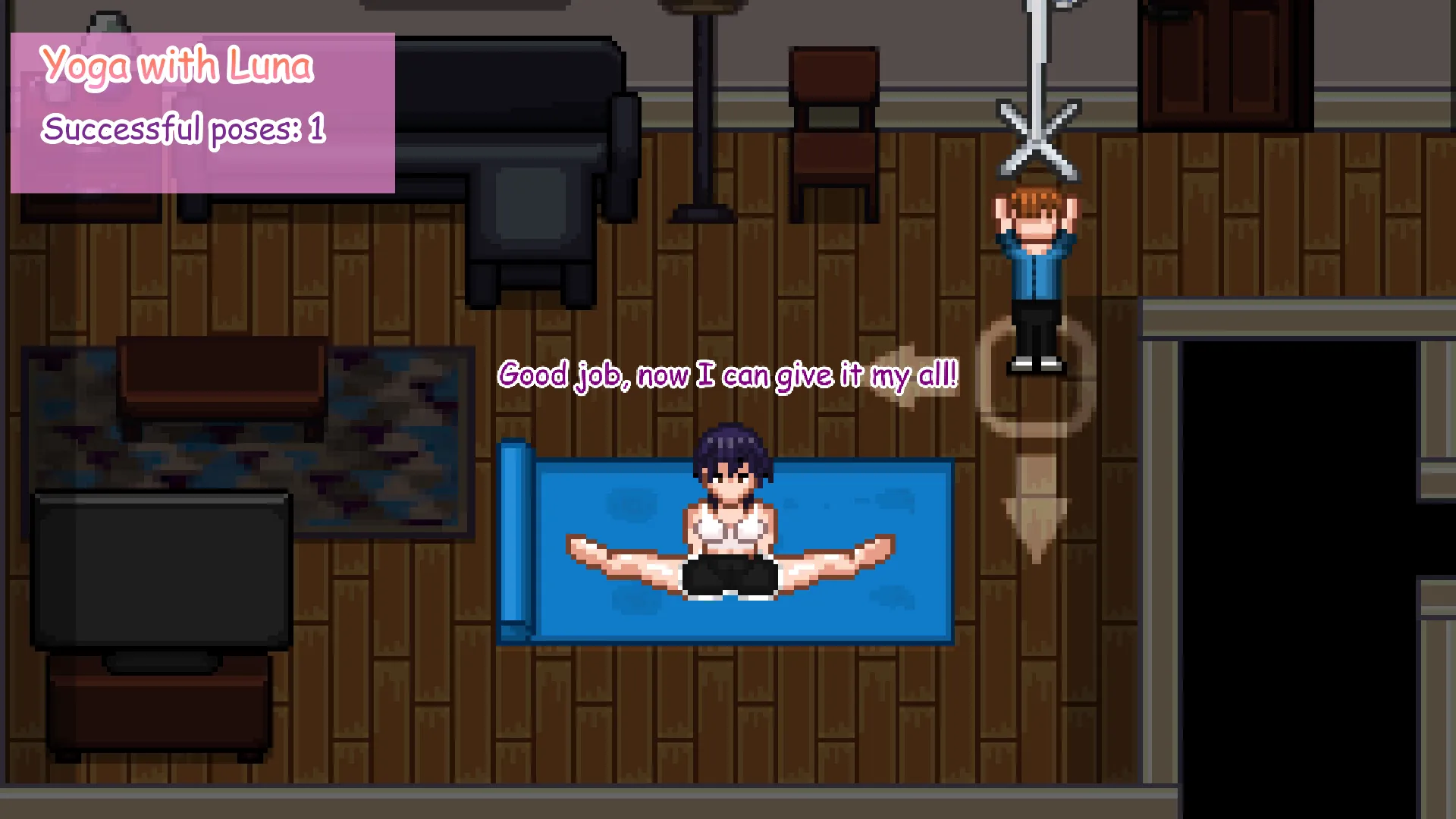Daily Life with My Roommate Luna! gameplay screenshot 9 (Others adult game) by CottaDev – free download