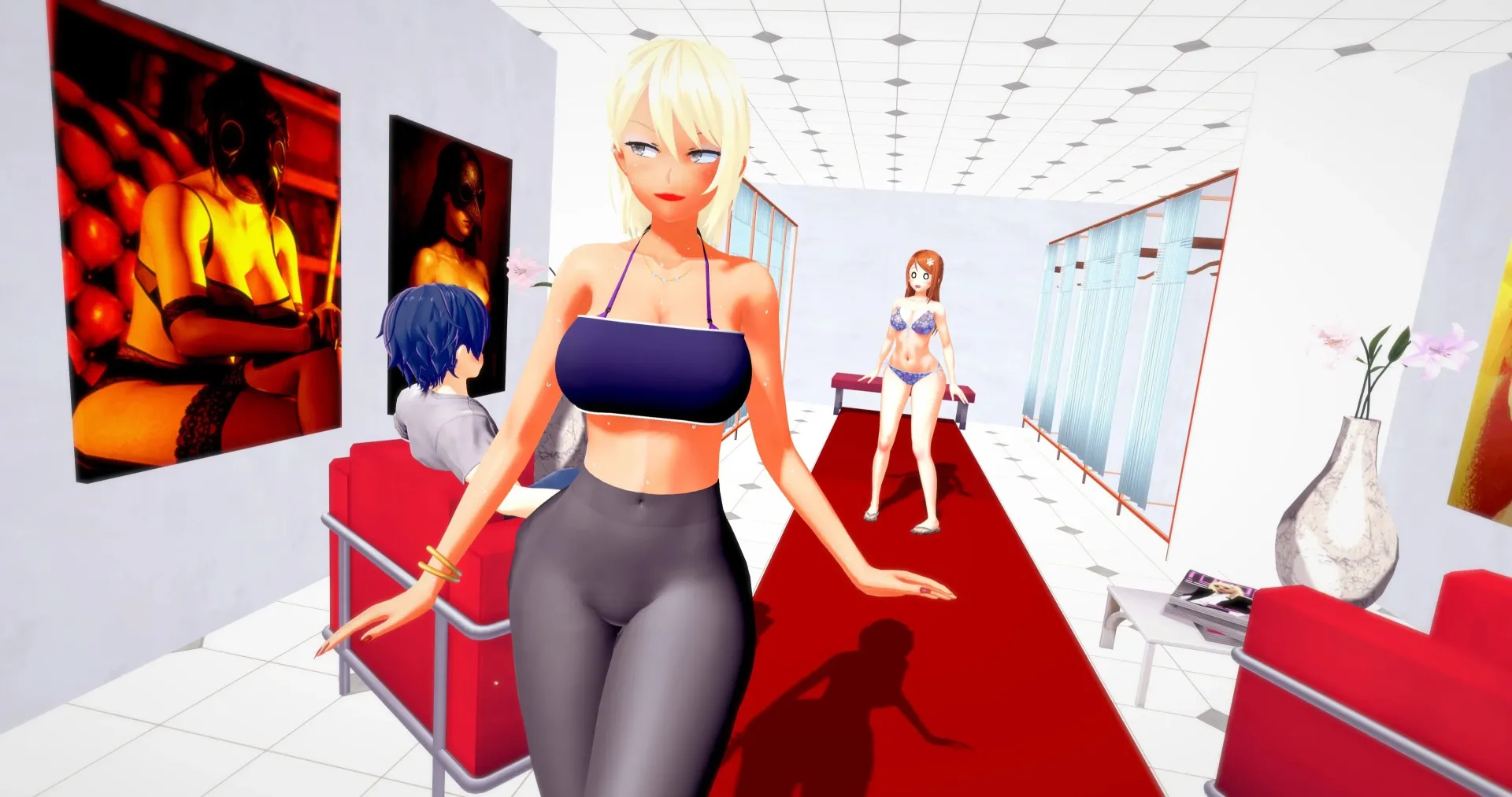 Lustful College gameplay screenshot 13 (Ren'Py adult game) by Tinkel Studios – free download