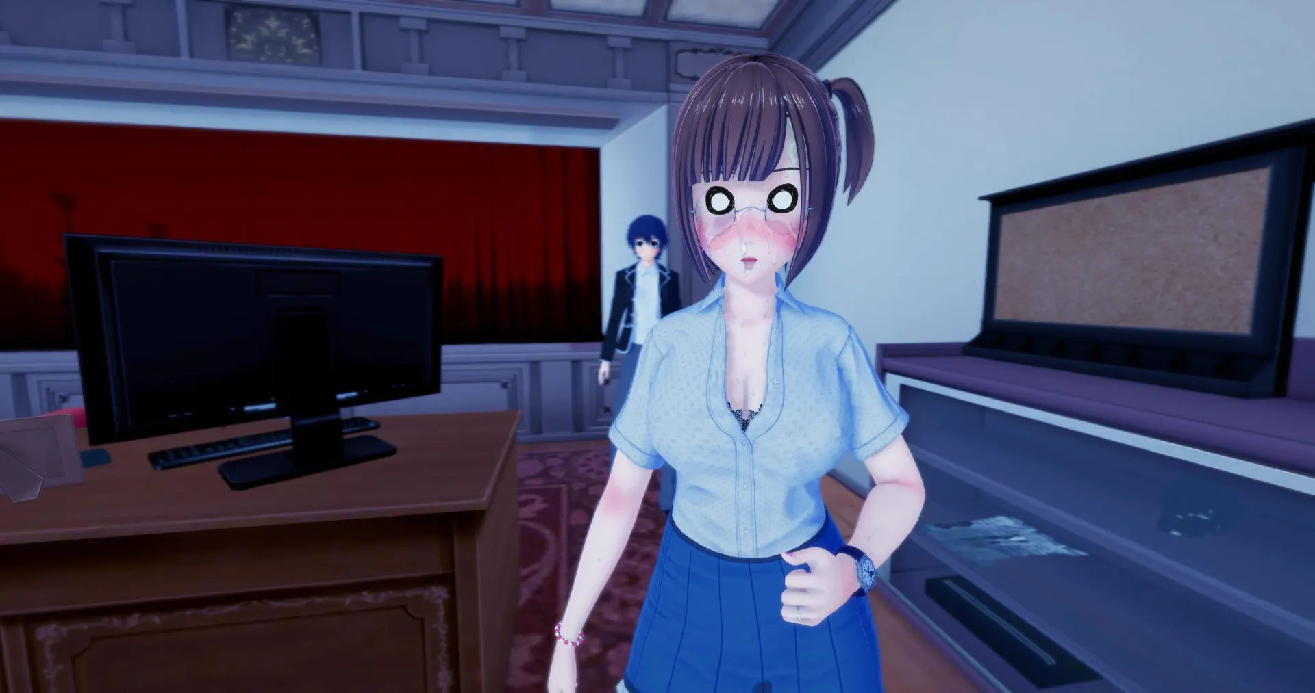 Lustful College gameplay screenshot 22 (Ren'Py adult game) by Tinkel Studios – free download