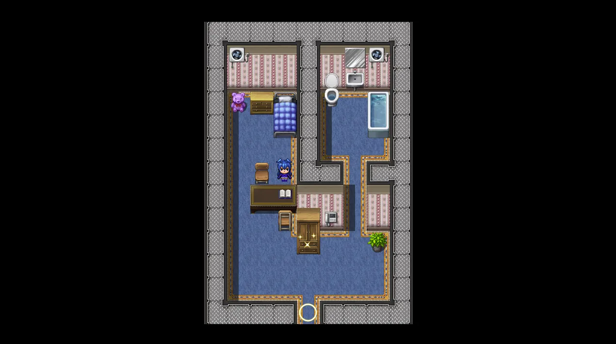 Luna and the Space Prison gameplay screenshot 3 (RPGM adult game) by Choyoru – free download