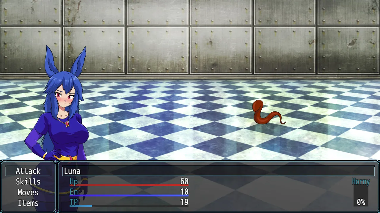 Luna and the Space Prison gameplay screenshot 5 (RPGM adult game) by Choyoru – free download