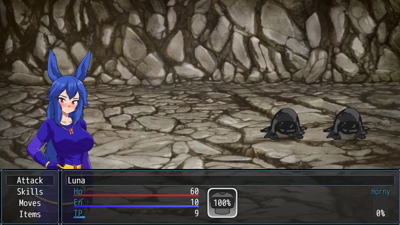 Luna and the Space Prison gameplay screenshot 9 (RPGM adult game) by Choyoru – free download