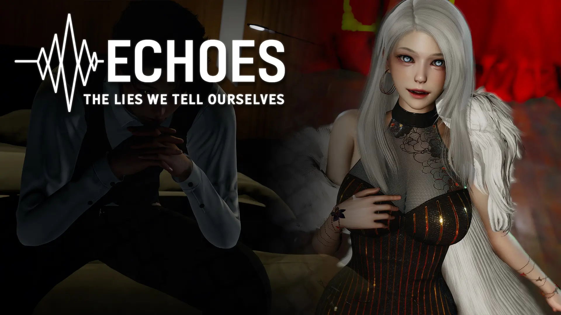 Echoes: The Lies We Tell Ourselves gameplay screenshot 7 (Ren'Py adult game) by Oldcat – free download