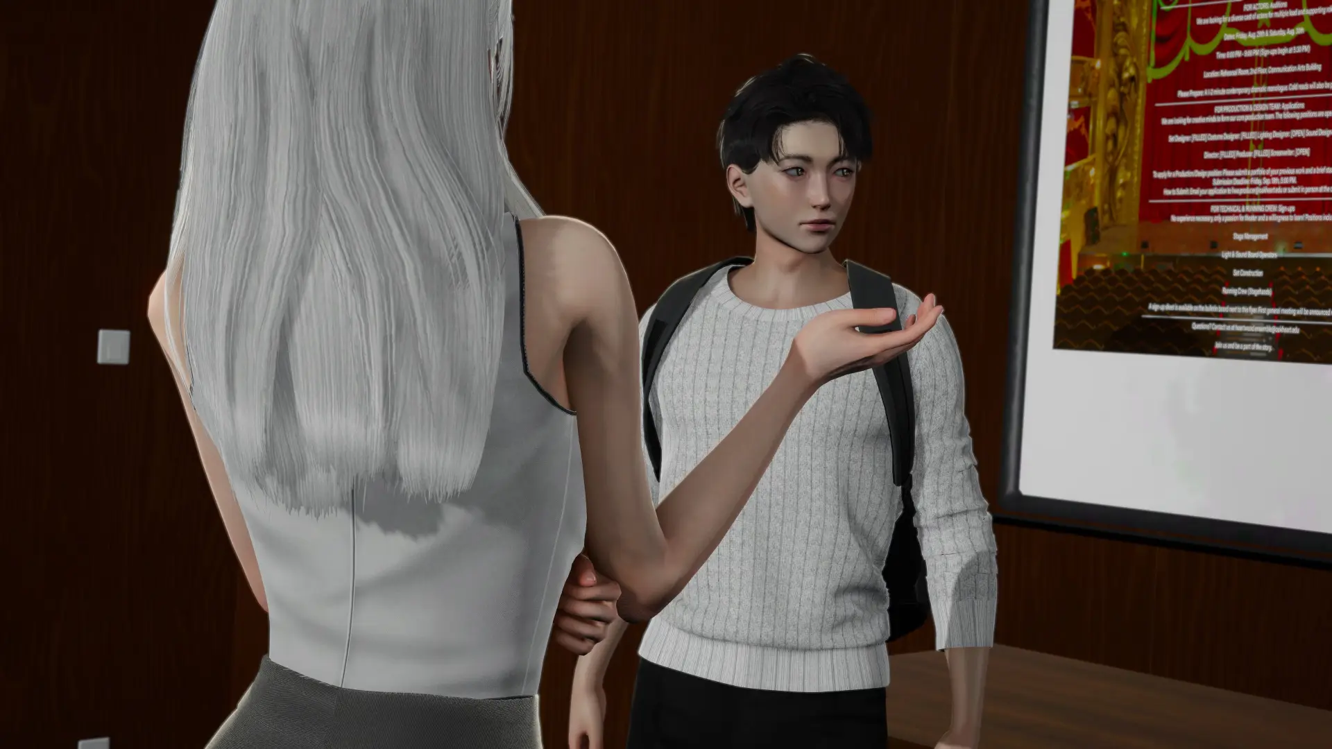 Echoes: The Lies We Tell Ourselves gameplay screenshot 10 (Ren'Py adult game) by Oldcat – free download