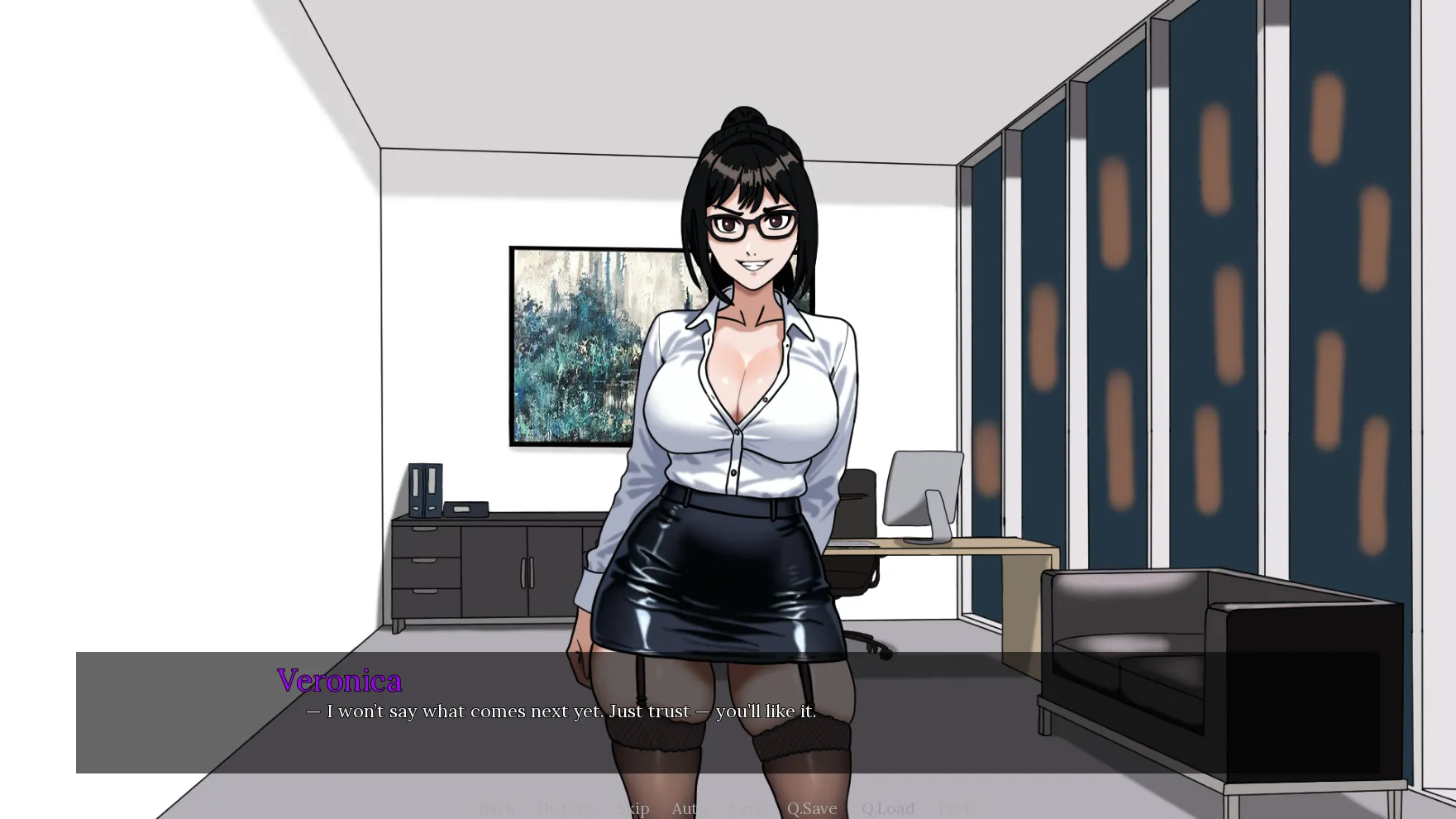 My Femdom Boss gameplay screenshot 4 (Ren'Py adult game) by CraveRot – free download