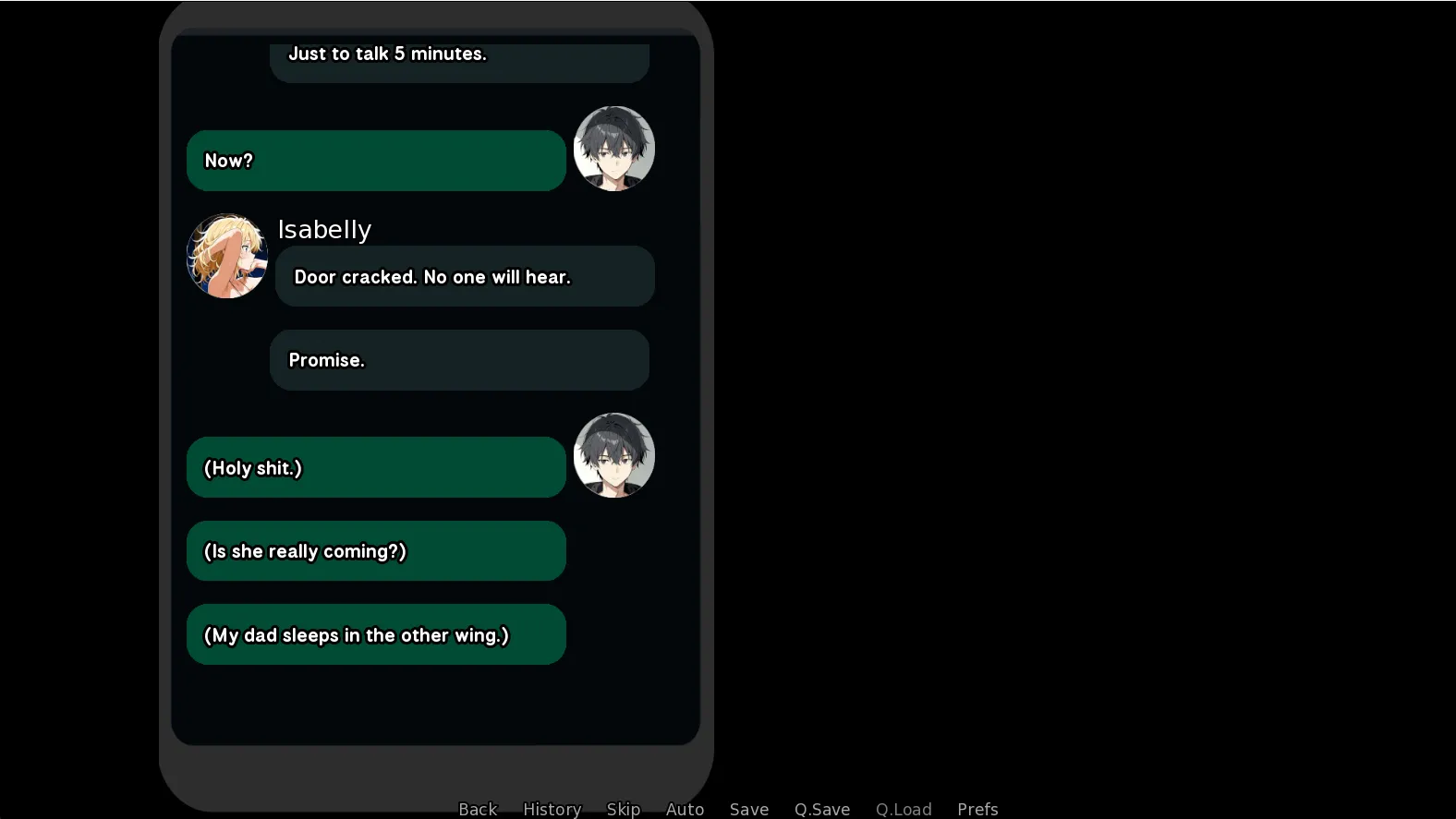 Ember&Ivory gameplay screenshot 3 (Ren'Py adult game) by JourneySecret – free download