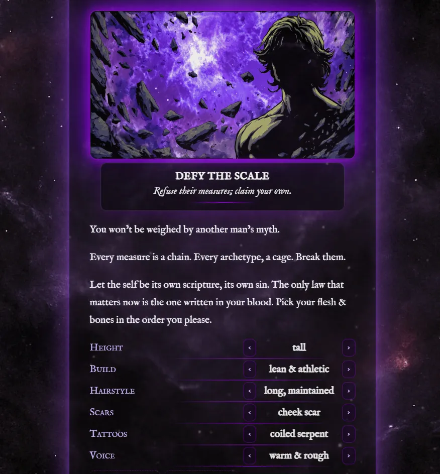 Orphan gameplay screenshot 2 (HTML adult game) by Exalted Text – free download