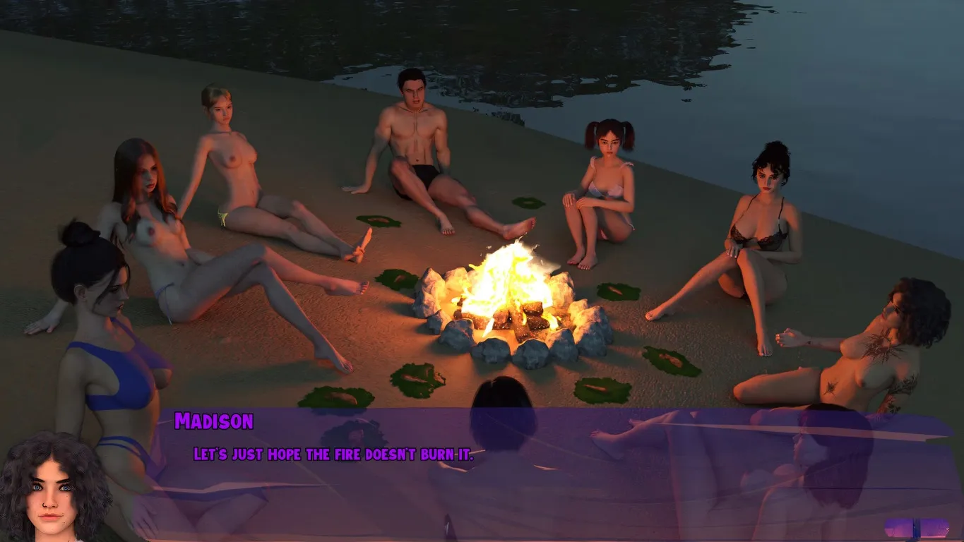 Forgotten Cove gameplay screenshot 10 (Ren'Py adult game) by Passion Pixels Games LinkTree – free download