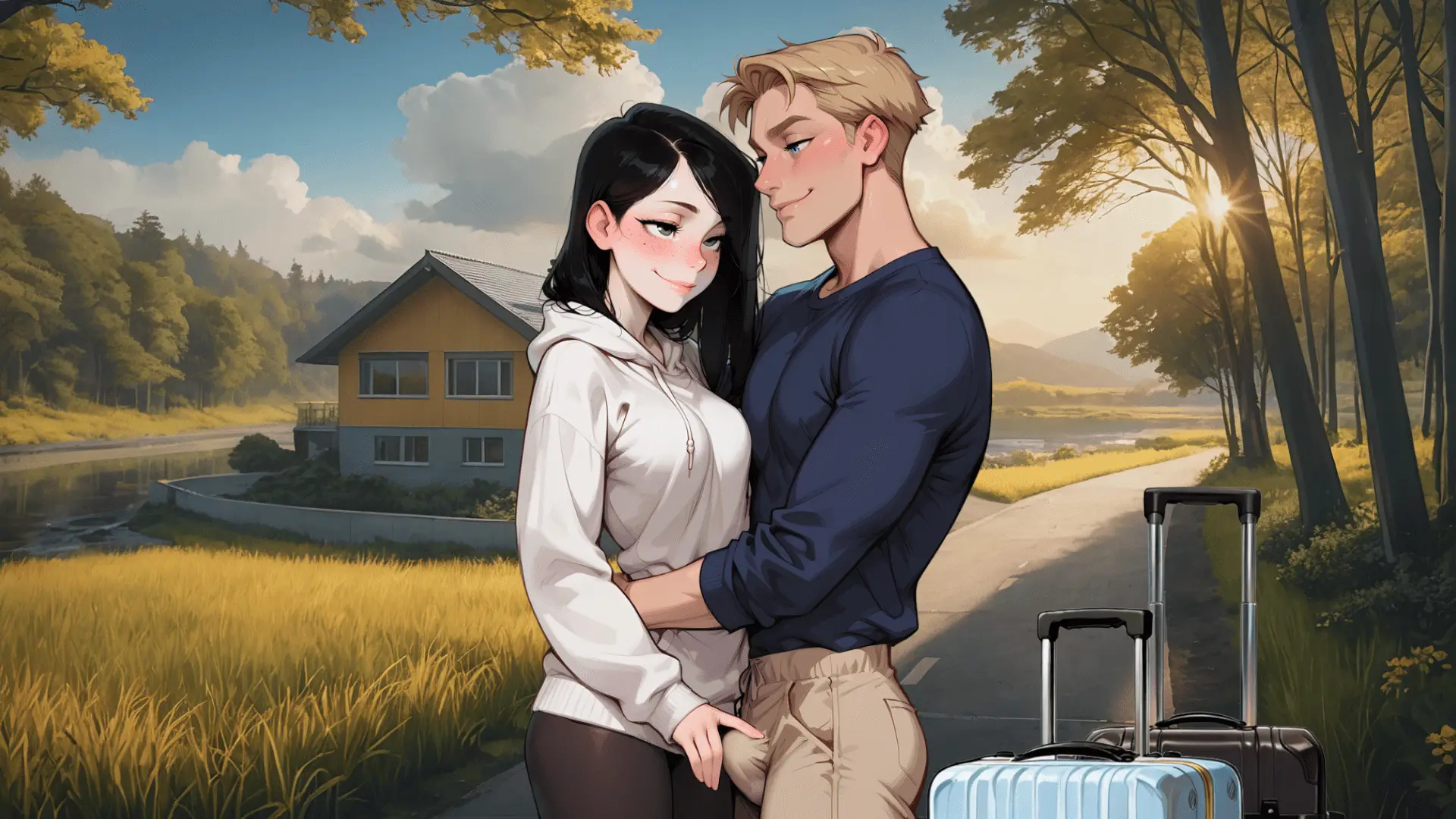 Our Quiet Temptation gameplay screenshot 8 (Ren'Py adult game) by Sinfull Valley Adventures – free download