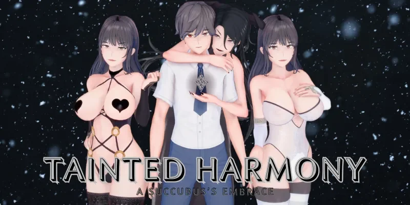 Tainted Harmony: A Succubus`s Embrace cover 0.6.5 – Ren'Py adult game by RaveDev free download