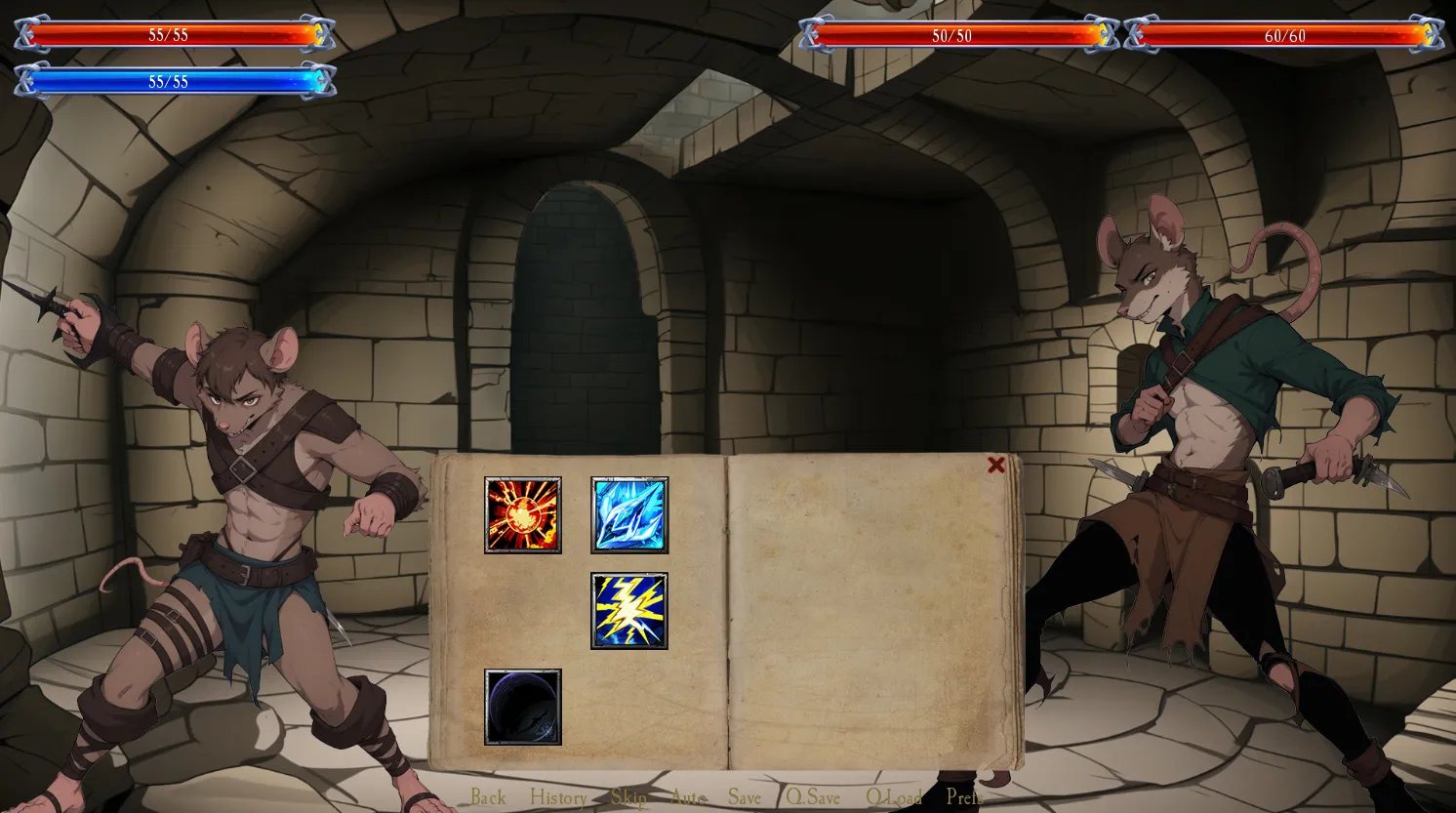 Serenia gameplay screenshot 1 (Ren'Py adult game) by OffWhite Studios – free download