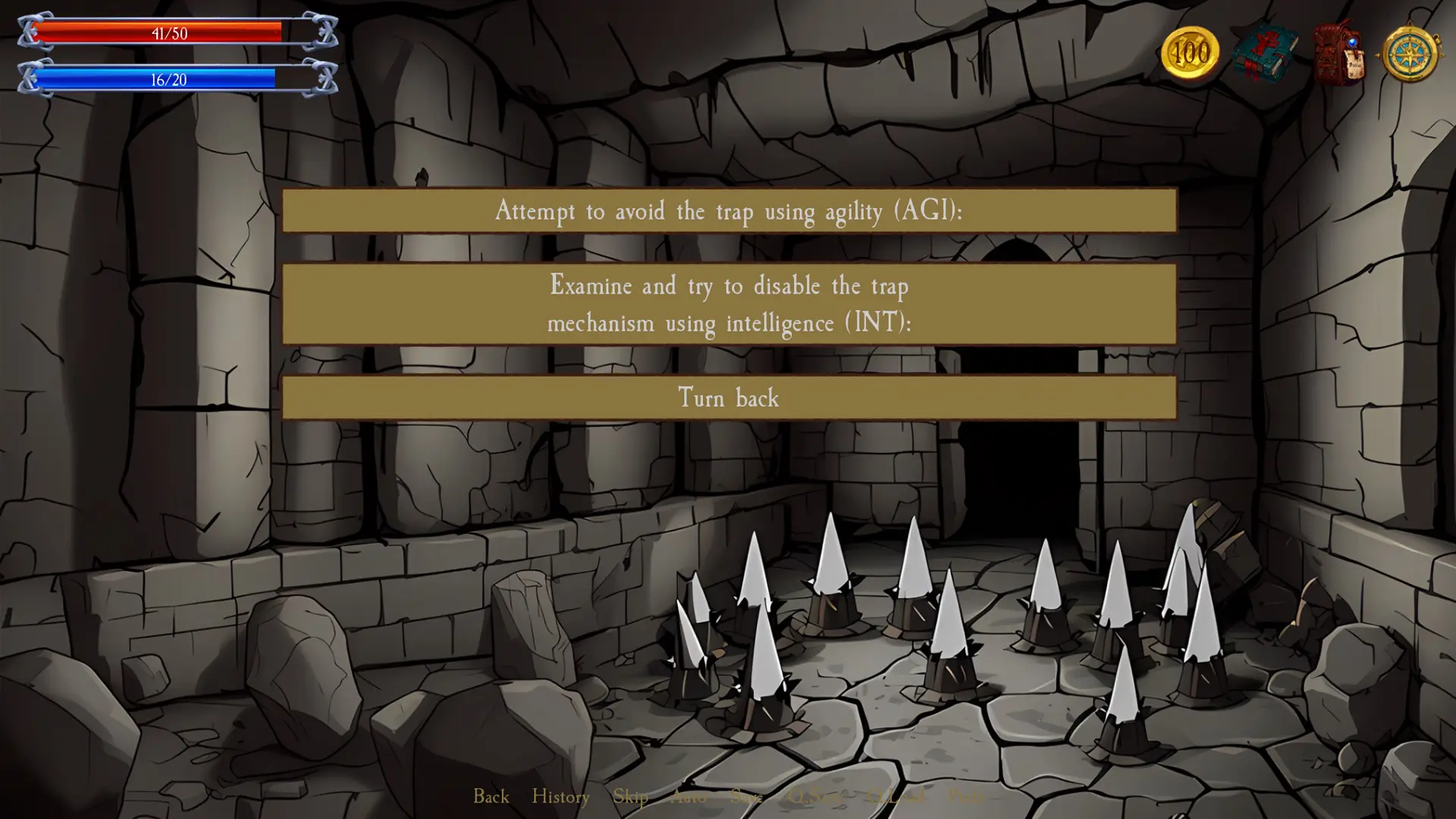 Serenia gameplay screenshot 4 (Ren'Py adult game) by OffWhite Studios – free download