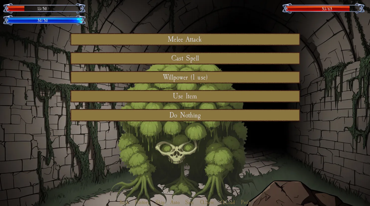 Serenia gameplay screenshot 2 (Ren'Py adult game) by OffWhite Studios – free download