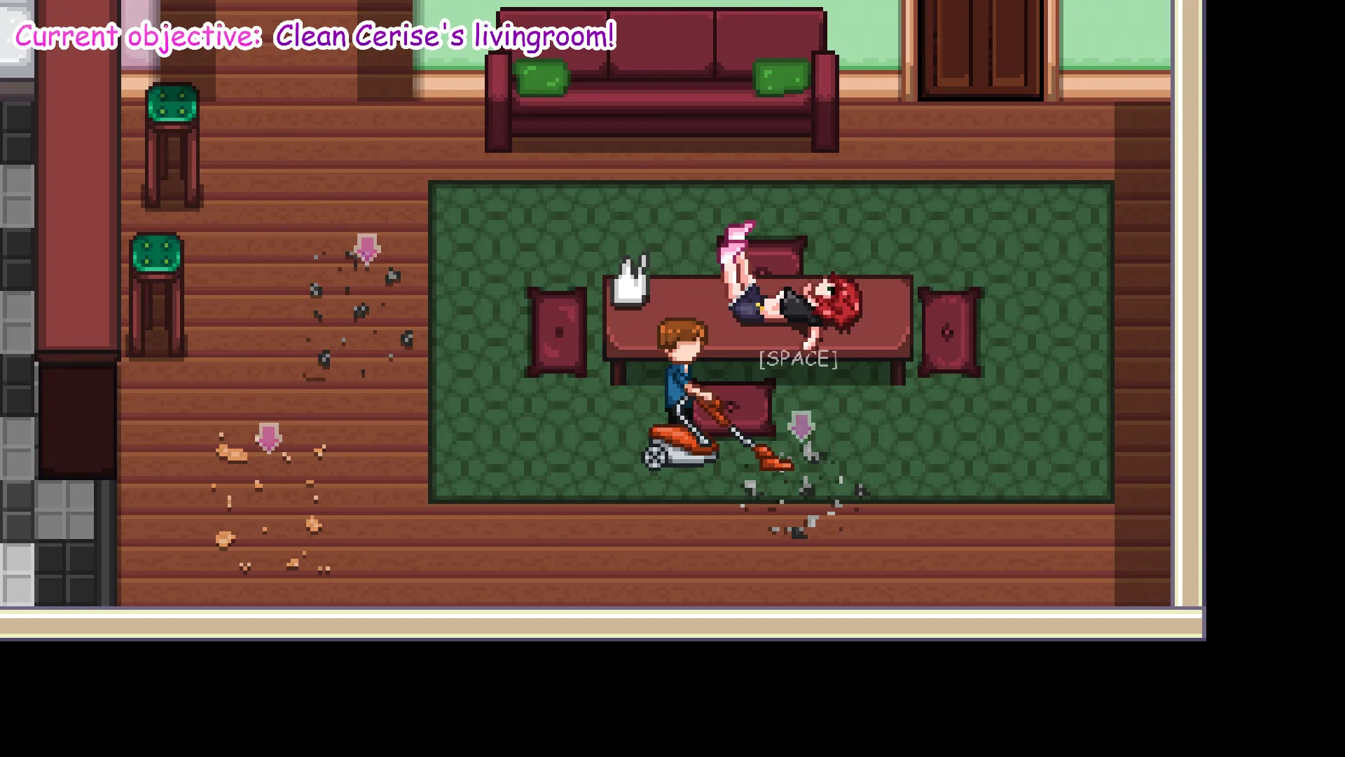 Daily Life with My Roommate Luna! gameplay screenshot 1 (Others adult game) by CottaDev – free download