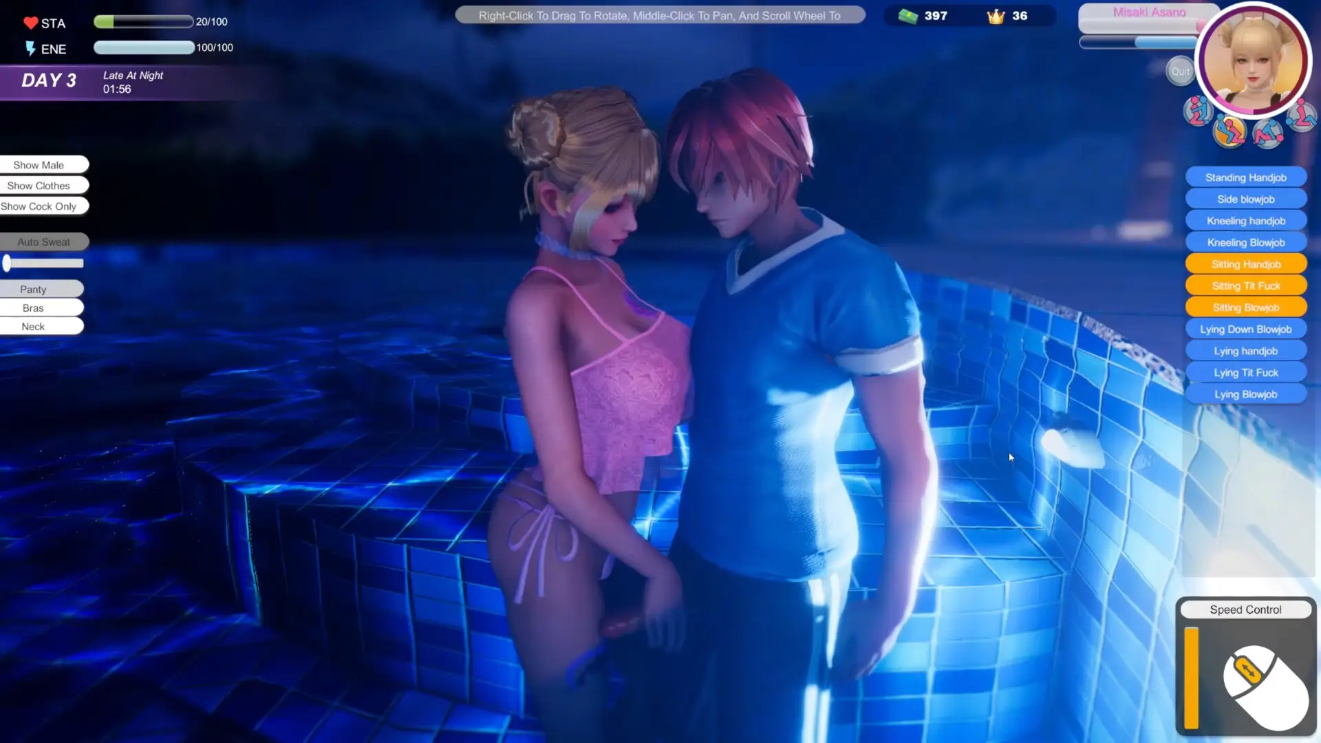 Summer Beach gameplay screenshot 2 (Unity adult game) by Sakura Cat – free download