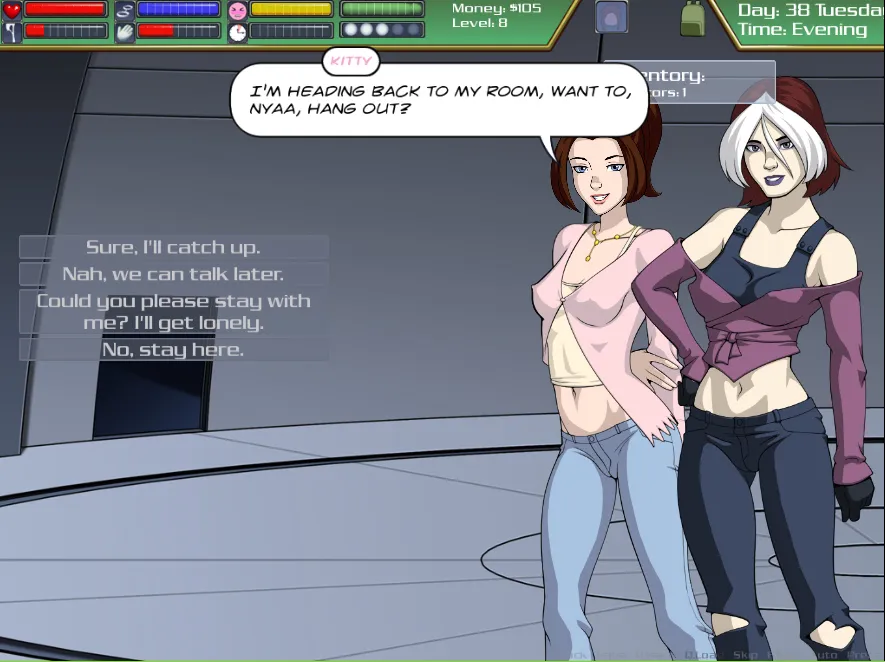 Rogue-like: Evolution gameplay screenshot 5 (Ren'Py adult game) by Oni – free download