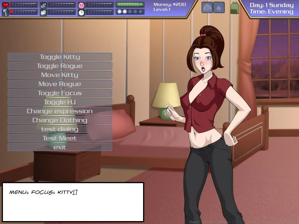 Rogue-like: Evolution gameplay screenshot 2 (Ren'Py adult game) by Oni – free download