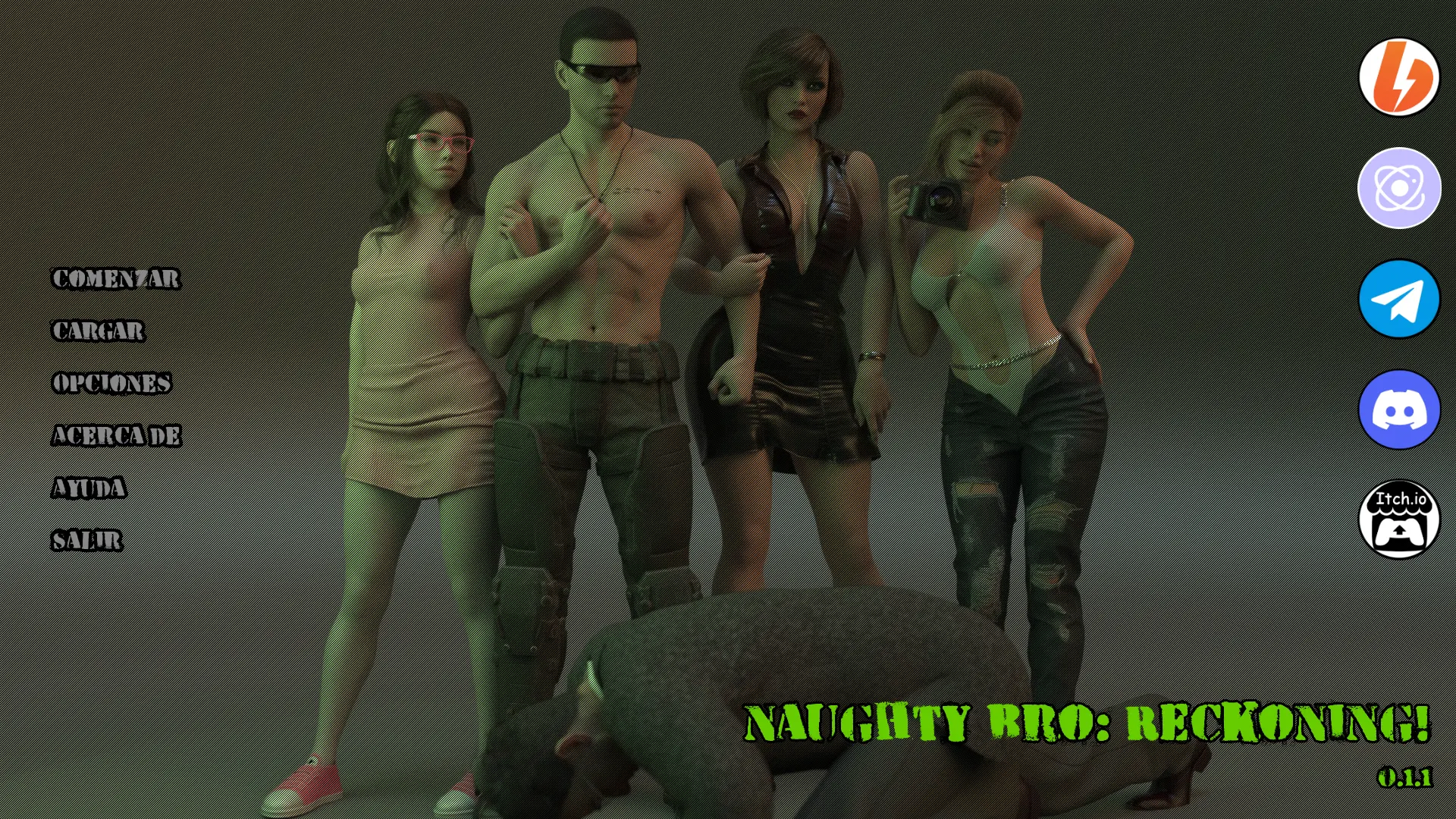 Naughty Bro: Reckoning! cover 0.1.2 – Ren'Py adult game by DerketoGames free download