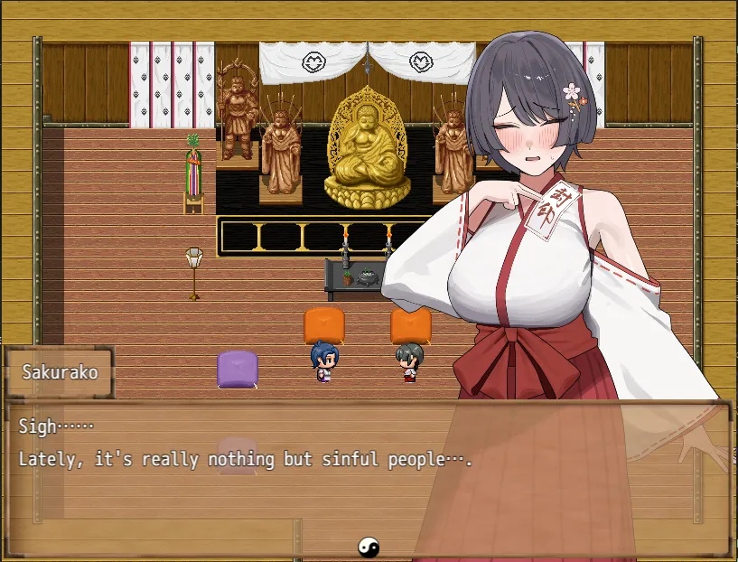 Sakurako’s Cuckolding Tale gameplay screenshot 13 (RPGM adult game) by kanikoucha – free download