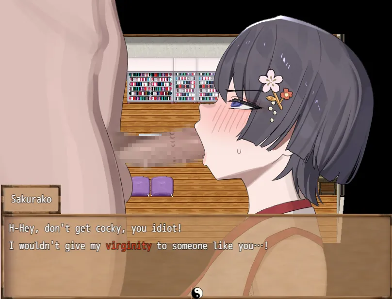 Sakurako’s Cuckolding Tale gameplay screenshot 1 (RPGM adult game) by kanikoucha – free download
