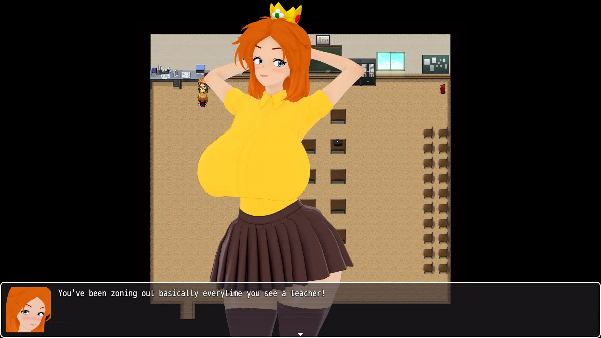 Super Teacher Rescue gameplay screenshot 2 (RPGM adult game) by JustAGuy – free download
