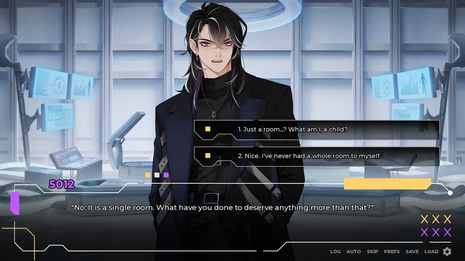 A Date with Death 2 Remnants gameplay screenshot 3 (Ren'Py adult game) by Two and a Half Studios – free download