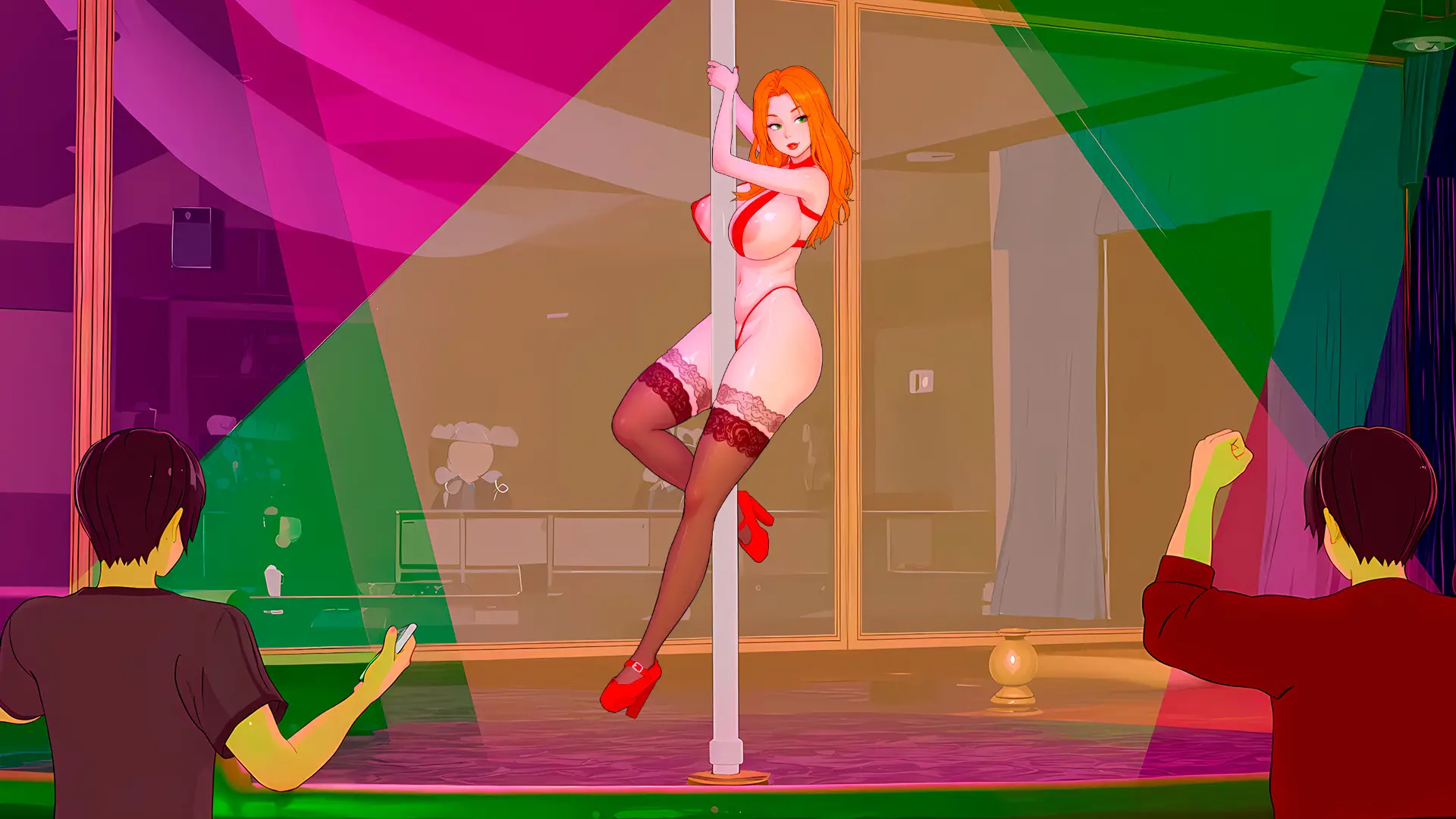 Lust for Wealth gameplay screenshot 4 (Ren'Py adult game) by HotGameDev – free download