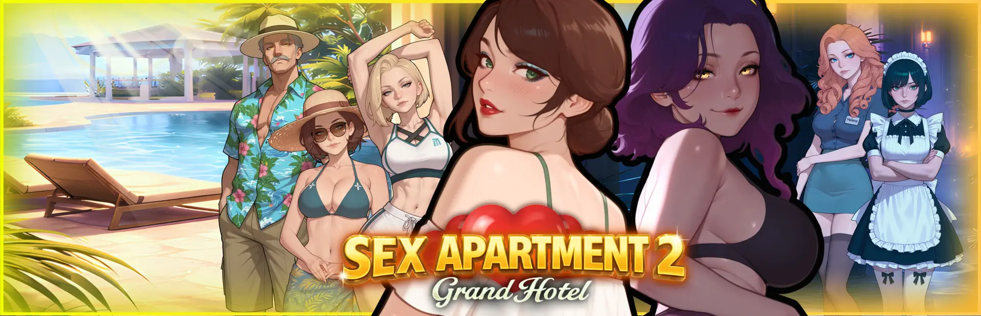 Sex Apartment 2: Grand Hotel cover v1.0.7 – Unity adult game by Dreamers Workshop free download