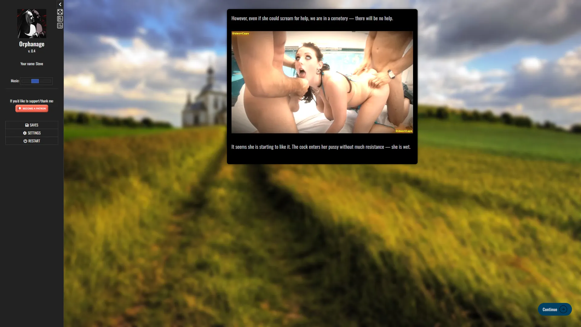 Orphanage gameplay screenshot 8 (HTML adult game) by The – free download