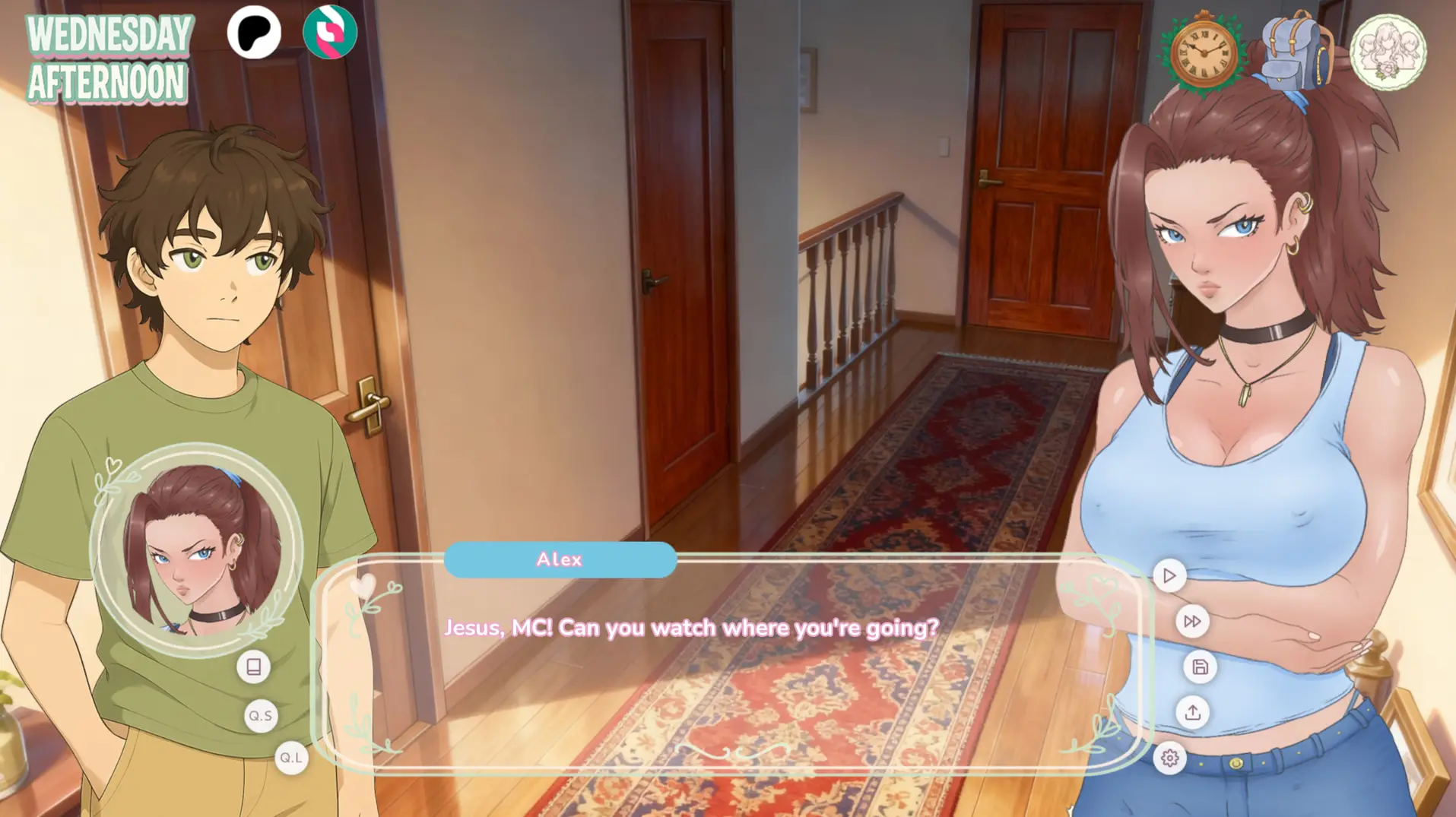 A Dryad’s Dream gameplay screenshot 3 (Ren'Py adult game) by Garum Game Studio – free download