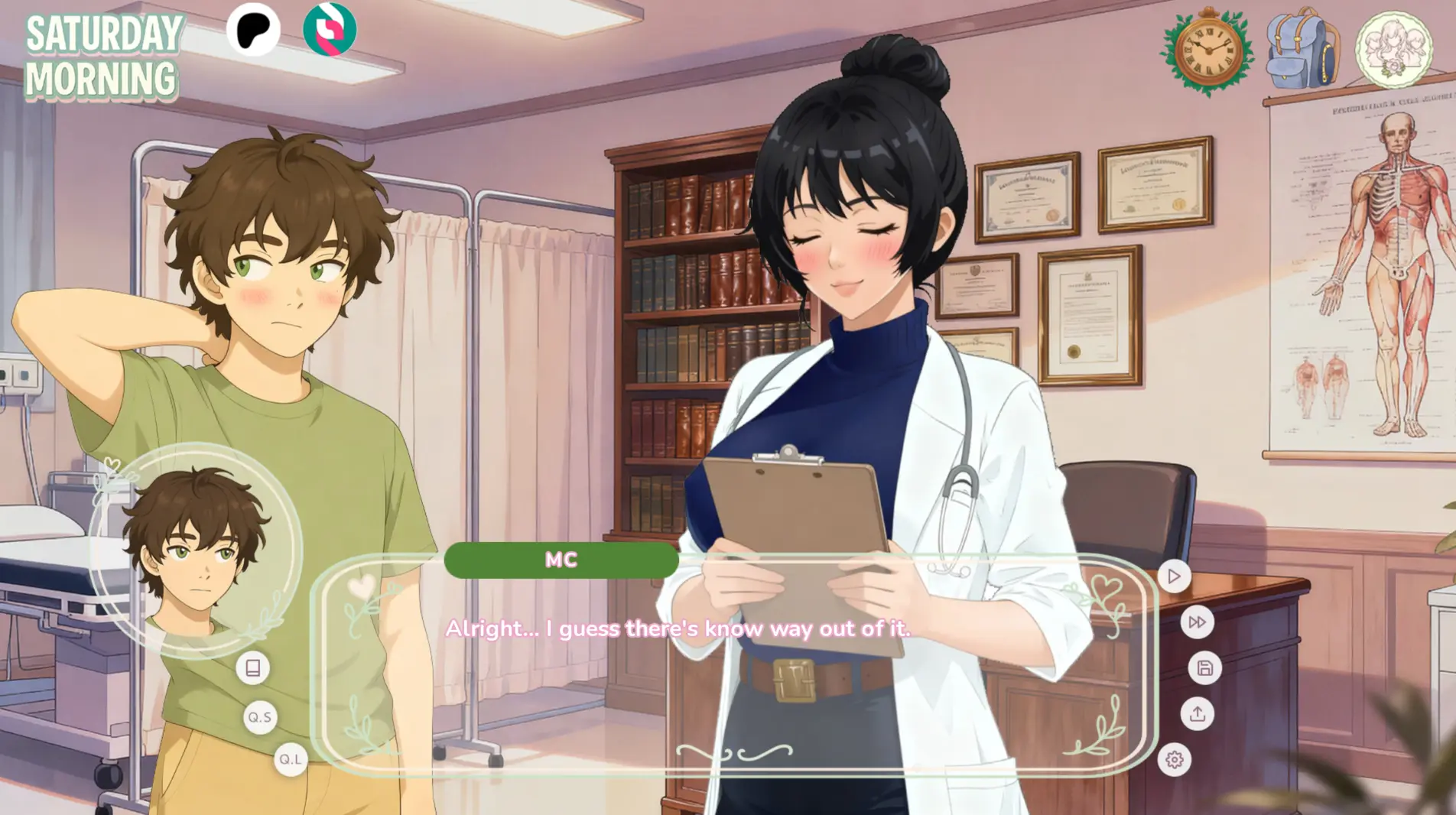 A Dryad’s Dream gameplay screenshot 4 (Ren'Py adult game) by Garum Game Studio – free download