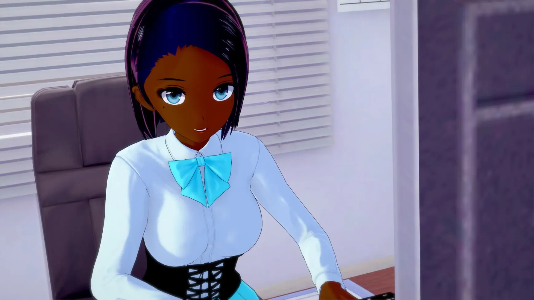 Running the Red Light gameplay screenshot 1 (Ren'Py adult game) by AndoraVN – free download