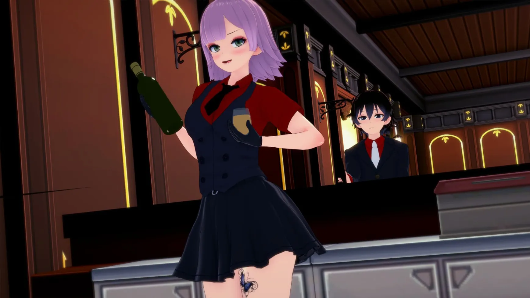 Running the Red Light gameplay screenshot 7 (Ren'Py adult game) by AndoraVN – free download
