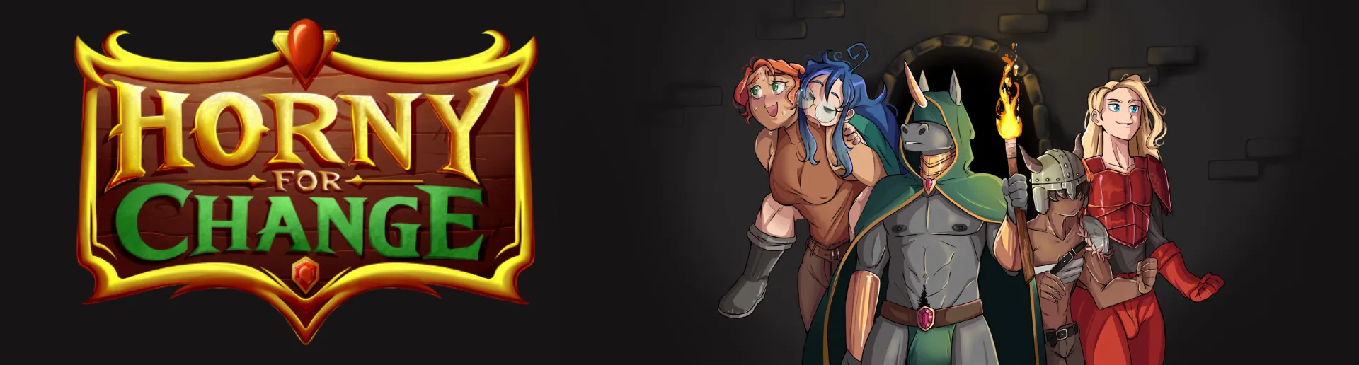Horny for Change cover Demo – RPGM adult game by Anti-Villain Games free download