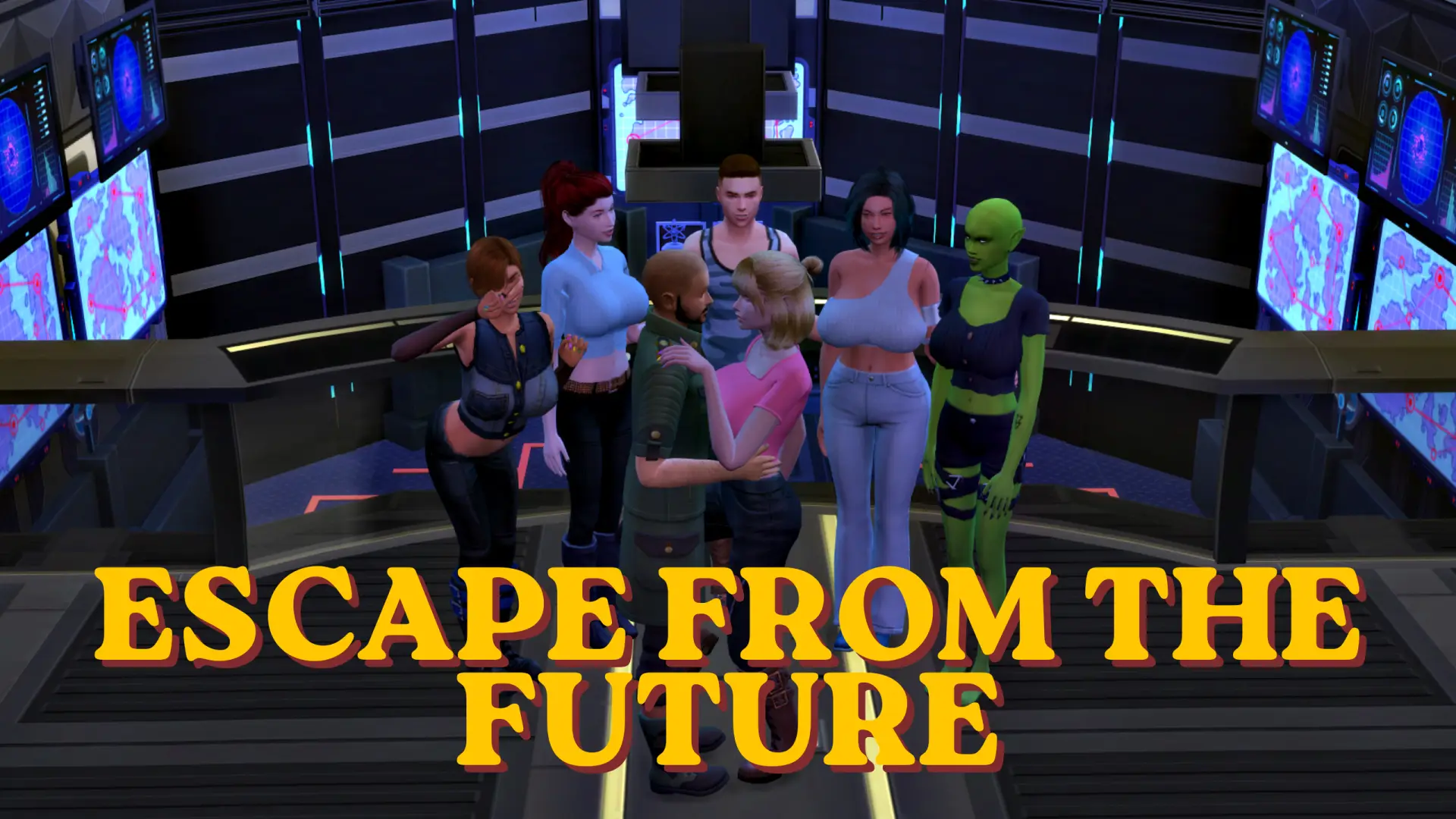 Escape from the Future gameplay screenshot 3 (Ren'Py adult game) by S18 Games – free download