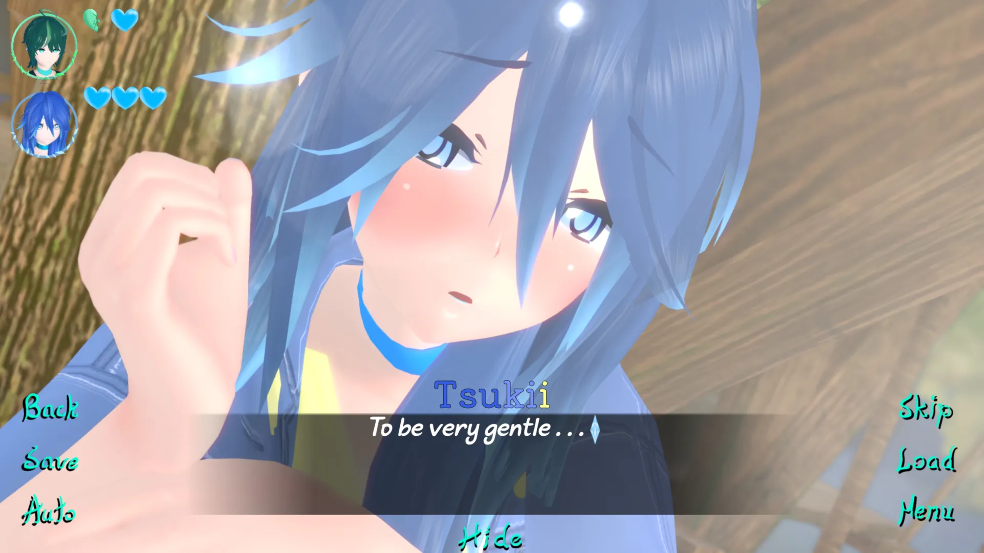 Precious Melody & Your Familiar Tale gameplay screenshot 1 (Ren'Py adult game) by QSet13 – free download