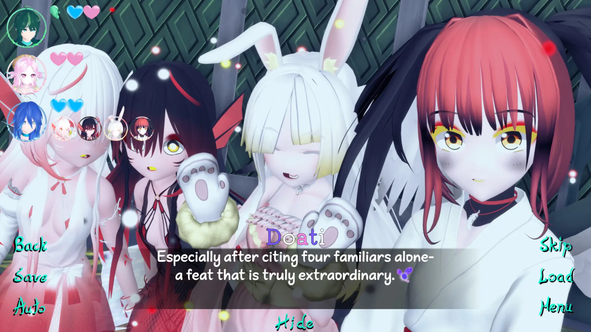 Precious Melody & Your Familiar Tale gameplay screenshot 4 (Ren'Py adult game) by QSet13 – free download