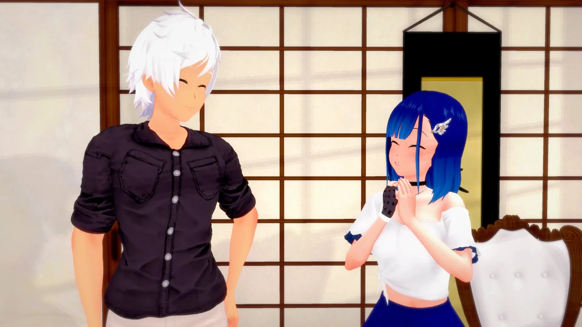 Harmony of the Stars gameplay screenshot 10 (Ren'Py adult game) by SkyGrazer – free download