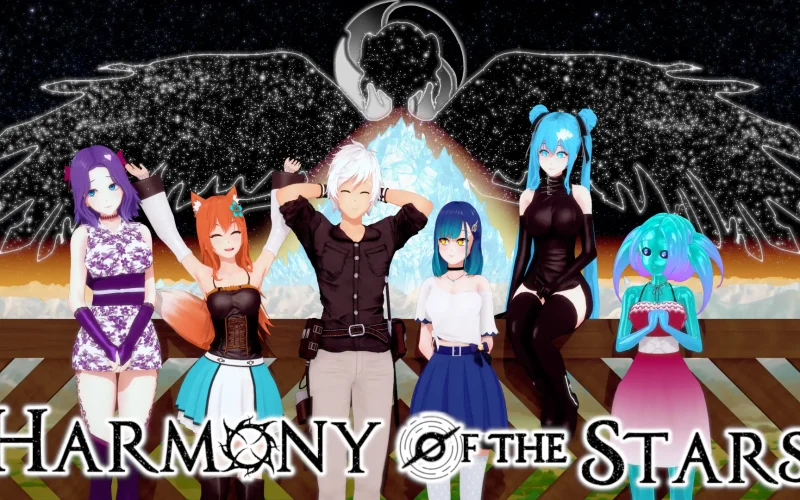 Harmony of the Stars cover 0.1.1 – Ren'Py adult game by SkyGrazer free download