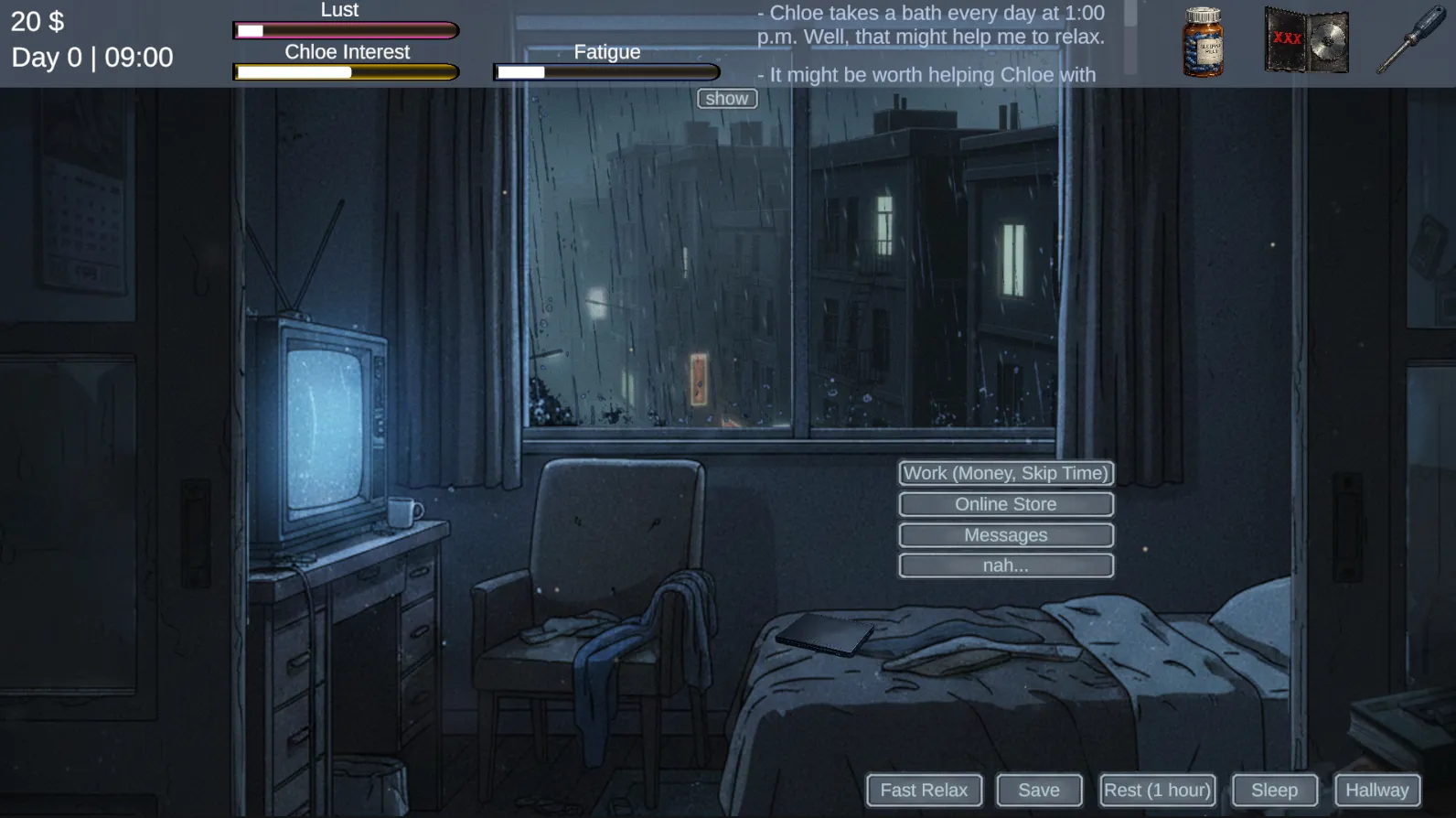 Sinful Nights gameplay screenshot 9 (Unity adult game) by EnZetsu – free download