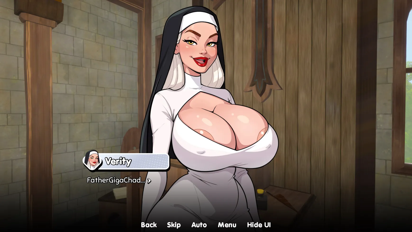 Divine Degeneracy gameplay screenshot 4 (Ren'Py adult game) by Honeylust – free download