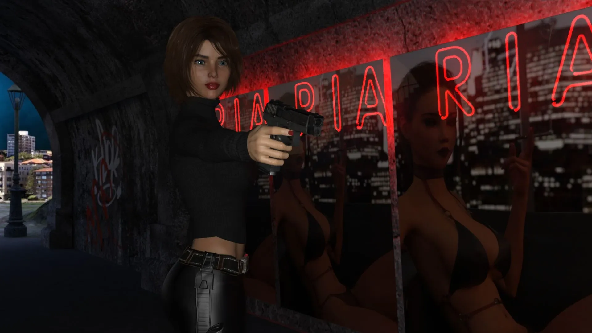 Karma’s Revenge gameplay screenshot 12 (Ren'Py adult game) by IntensiveCareGames – free download