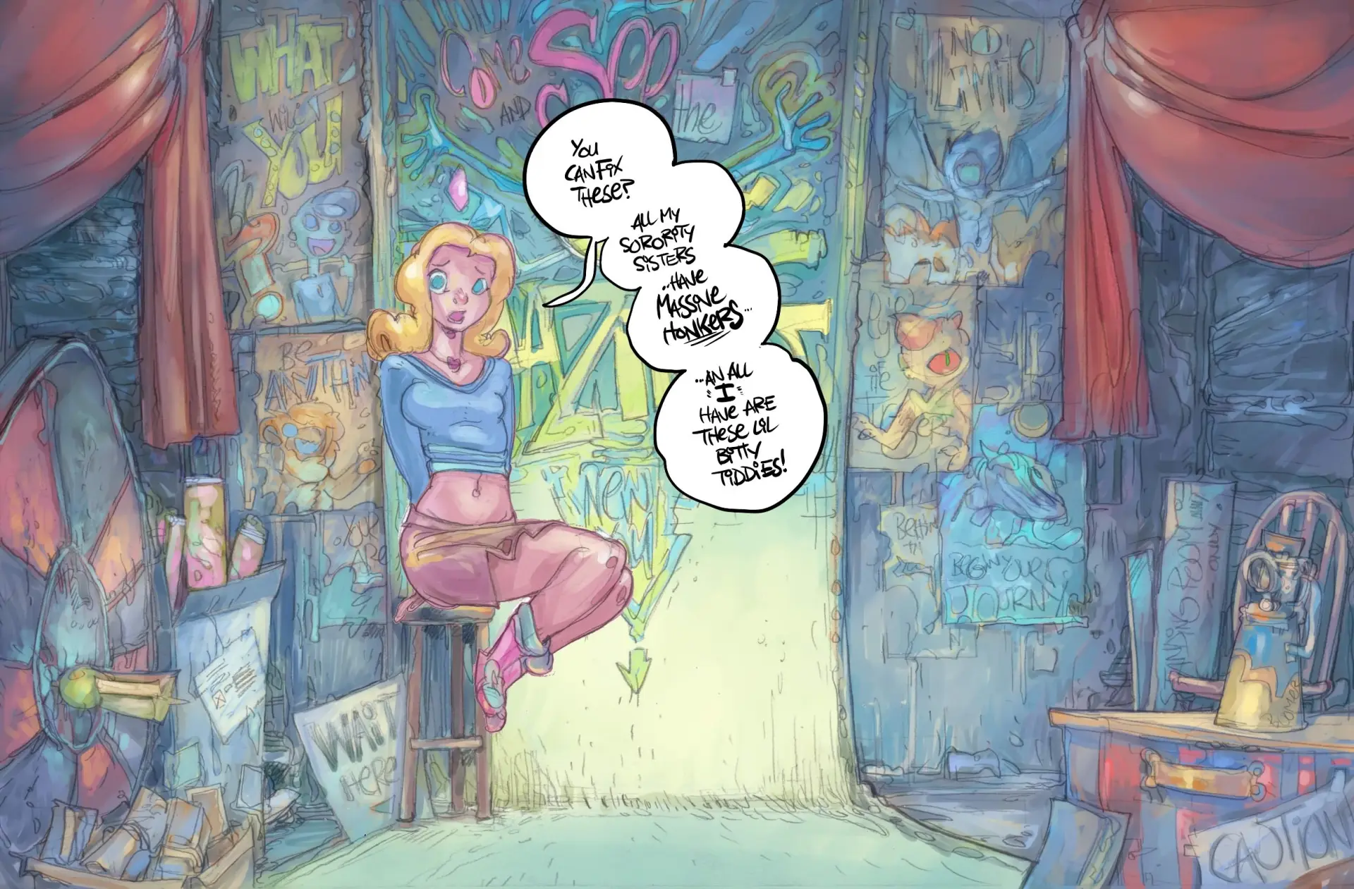 PotionsAwry! gameplay screenshot 3 (Others adult game) by smutty.games – free download