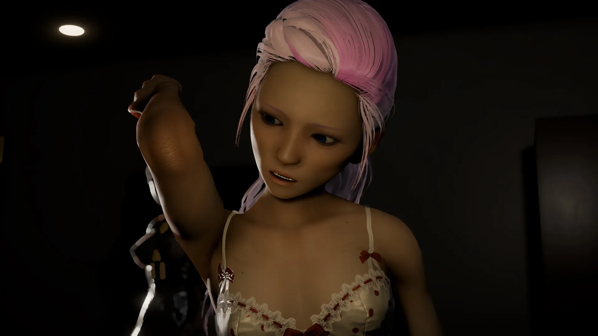 Blood Spirals gameplay screenshot 1 (Ren'Py adult game) by Modern Degenerate – free download