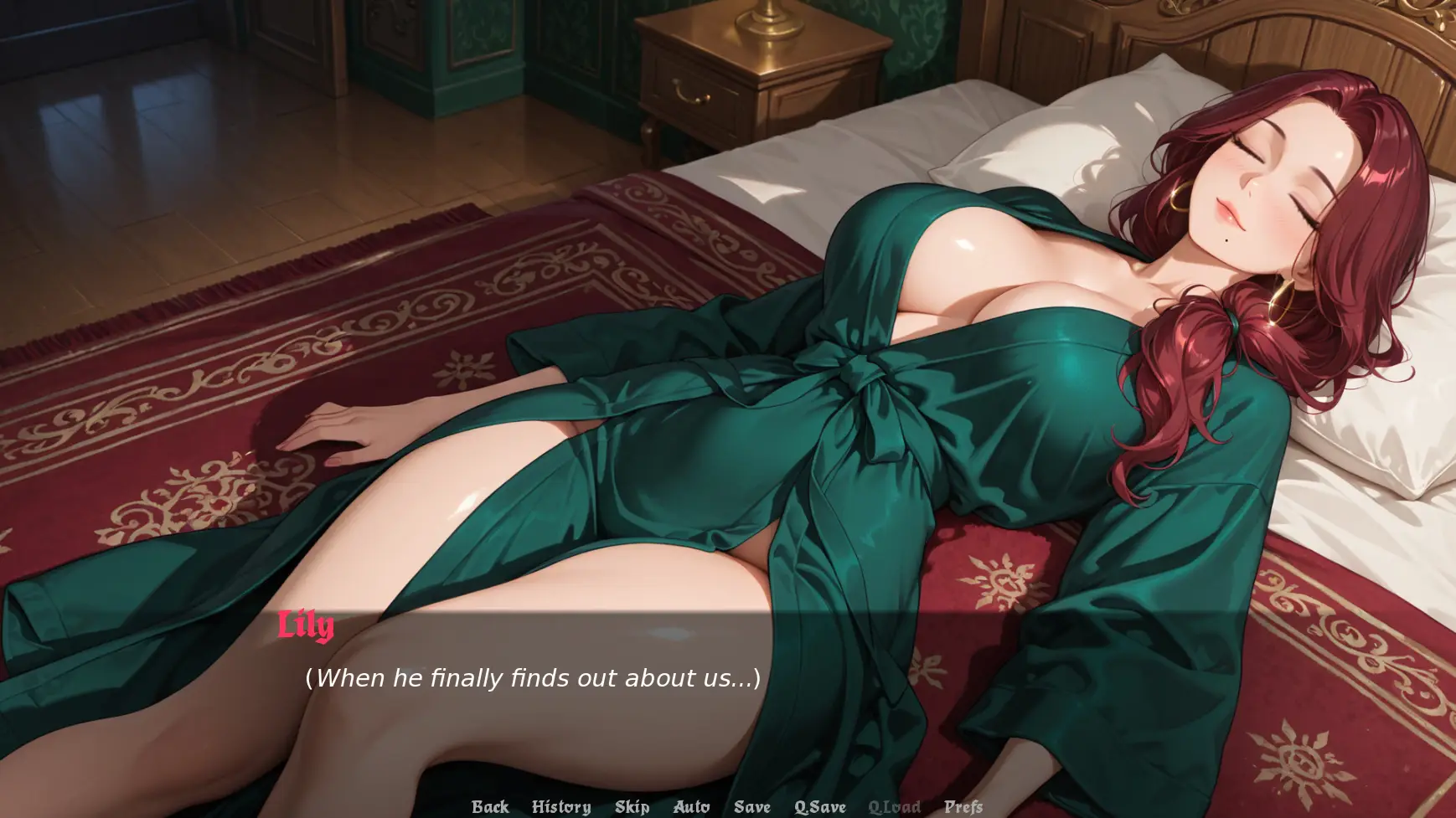 Aetherwyn Manor gameplay screenshot 4 (Ren'Py adult game) by Flameheart Games – free download